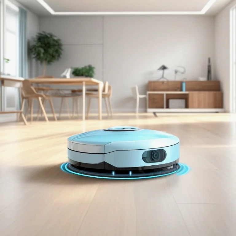 aicleanrover beim Navigieren in einem Büro